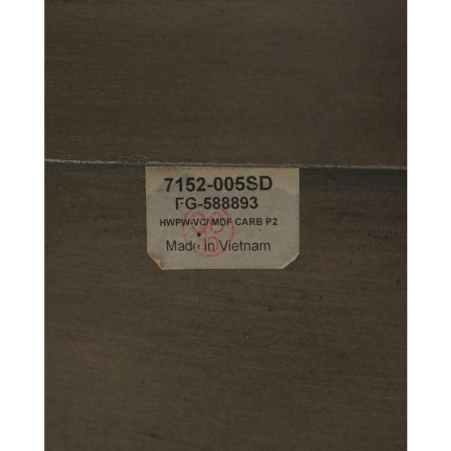 Theodore Alexander Louis XVI Mirrored Leather Top Writing Desk For Sale - Image 18 of 18