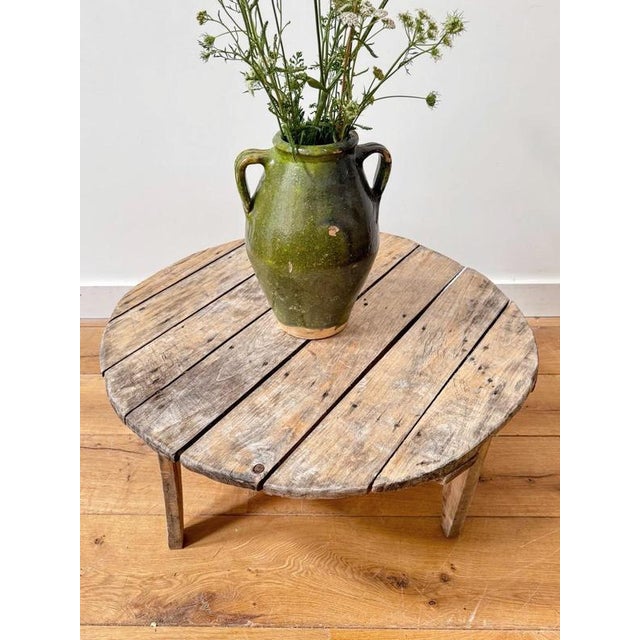 Rustic Low Rustic Shepherds Table For Sale - Image 3 of 6