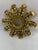 Mid 20th Century Petite 10" Italian Giltwood Sunburst Wall Mirror For Sale - Image 12 of 18