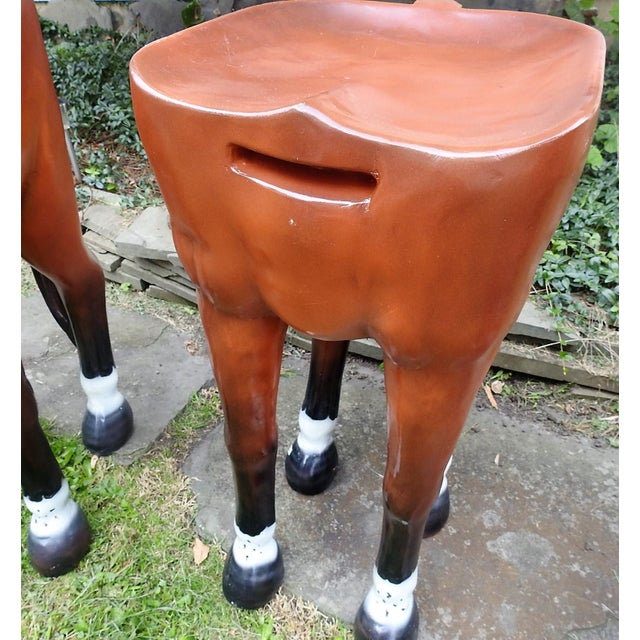 HorseShaped Bar Stools Set of 3 Chairish