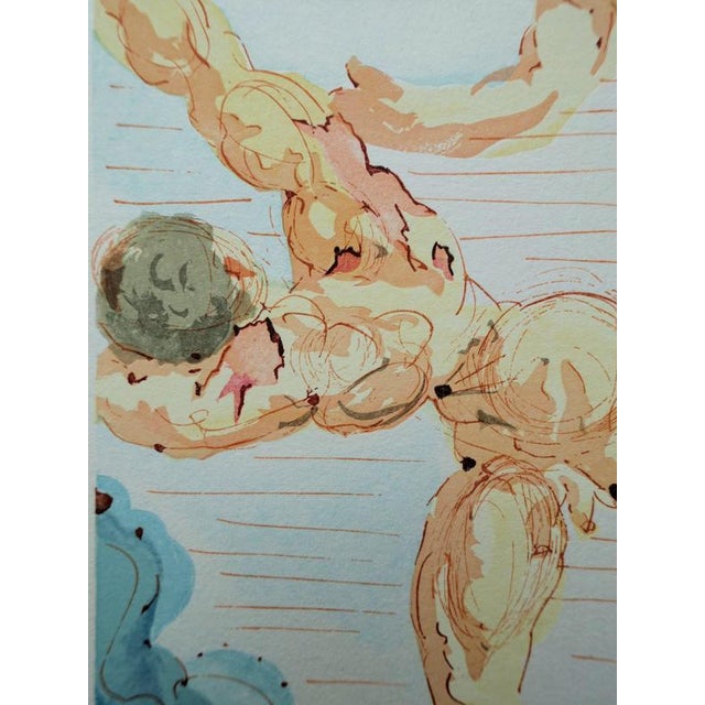 Salvador Dali, Les margelles de Phlégéthon, Woodcut For Sale - Image 5 of 7