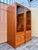 1970s A Pair of Mid-Century Modern Danish Lighted Curio Display Cabinets by Sun Cabinet. Circa 1970s For Sale - Image 5 of 18