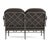 Brown Jordan Brown Jordan Calcutta Loveseat, Mica frame with Fusion Charcoal fabric For Sale - Image 4 of 11