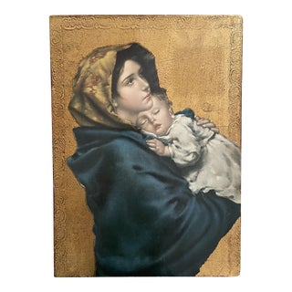Vintage Italian Florentine Plaque For Sale