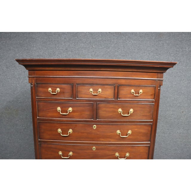 Traditional Henkel Harris New Market High Chest For Sale - Image 3 of 13