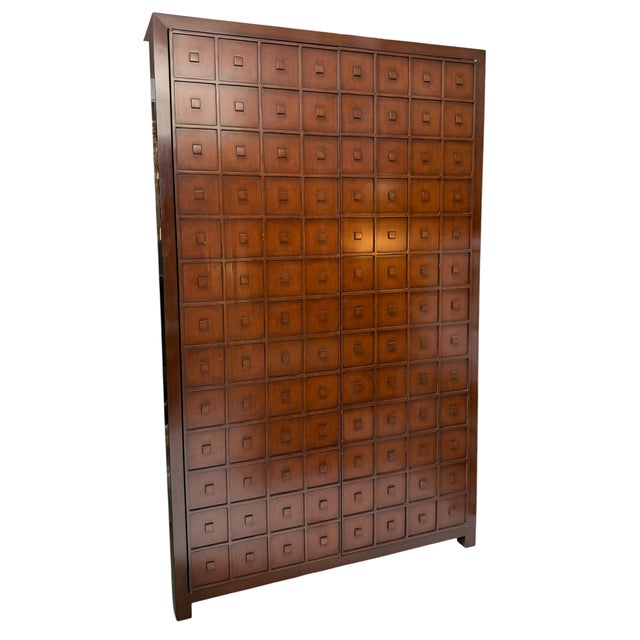 Nancy Corzine Modern Apothecary Thysson Linen Press Armoire.