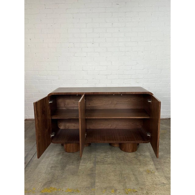 W60.5 D20 H36 Made in house by Vintage On Point this large sideboard is made of solid and veneered solid and veneered...