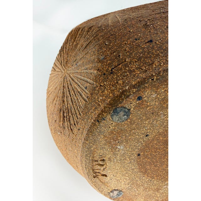 Robert Maxwell Mid-Century Sunburst Stoneware Bud Vase, 1960s For Sale - Image 10 of 10