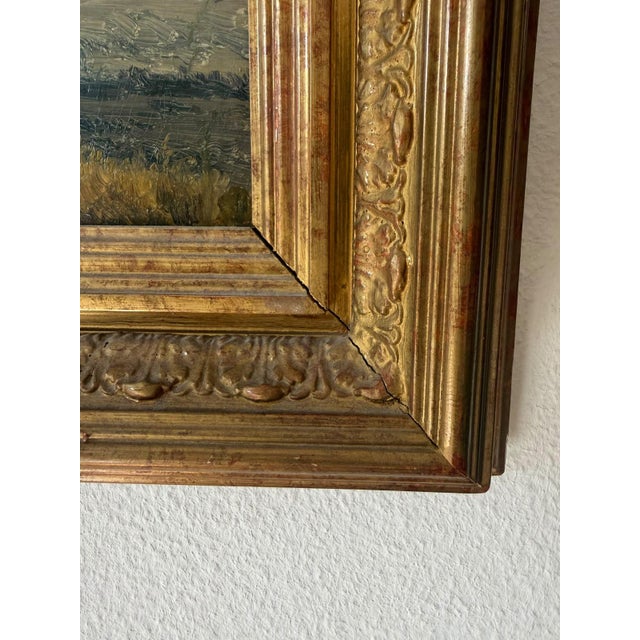 After Friedrich Loos, Donaulandschaft, 1800s, Oil Painting on Canvas, Framed For Sale - Image 3 of 9