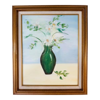 Vintage Oil on Canvas, Framed For Sale