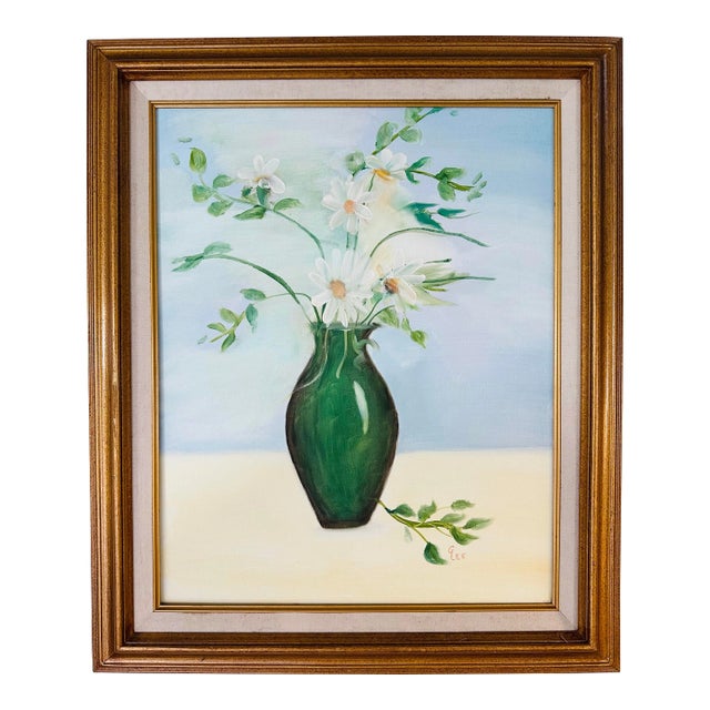 Vintage Oil on Canvas, Framed For Sale