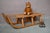 Here's a sled that will bring back memories for some! This charming vintage sled, made of wood and metal, will be...