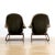 Pair of 1960s Gemini Rocking Pod Chairs by Walter S. Chenery for Lurashell For Sale In Los Angeles - Image 6 of 12