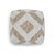 Vintage Tan & White Bamboo Beaded Box Small For Sale - Image 4 of 5