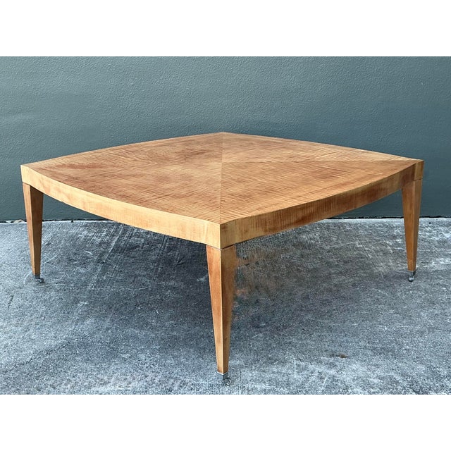 Wood Vintage Baker Harlequin Coffee Table For Sale - Image 7 of 12