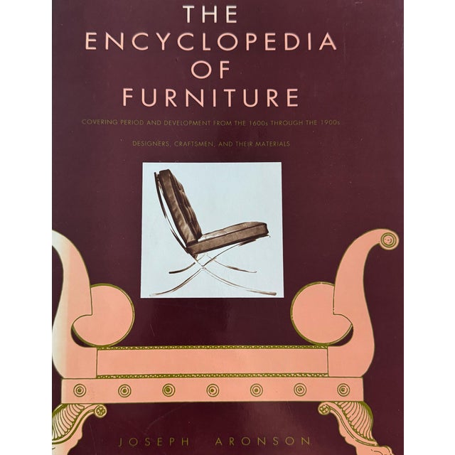 The Encyclopedia of Furniture Book by Joseph Aronson For Sale