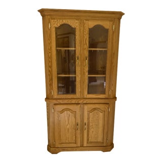 Vintage & Used Corner Display Cabinets for Sale | Chairish