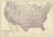 Antique chart titled 'Temperature chart of the United States. Showing the distribution by isothermal lines of the mean...
