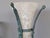 1980s Vintage Seguso Vetri D' Arte Murano Scavo Vase and Verdigris Bronze Stand For Sale - Image 5 of 5