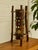 Vintage 1970s Bamboo & Rattan Sculptural Table Lamp With Glass Cabochons. For Sale In Los Angeles - Image 6 of 12