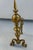 Traditional Vintage Solid Brass Spire-Finial Andirons – Pair (15” H) For Sale - Image 3 of 5