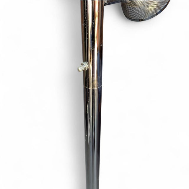 1970s Chrome Floor Lamp With Three Adjustable Spotlights, Mid-Century For Sale - Image 18 of 18