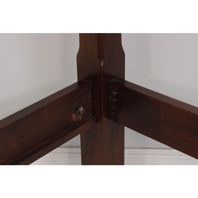 Rice Carved King Size Carved Mahogany Poster Bed For Sale - Image 10 of 16