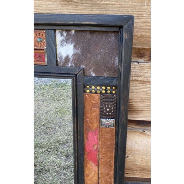 Abstract Western Reflections #1~Angela Camarillo, the Rustic Frame Captures the Beauty and Spirit of the West.. Art With a Purpose For Sale - Image 3 of 11