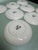 Piero Fornasetti Piero Fornasetti Porcelain Coasters, Set of Eight - Commissioned by Bianca Unione Milan 1970 For Sale - Image 4 of 11