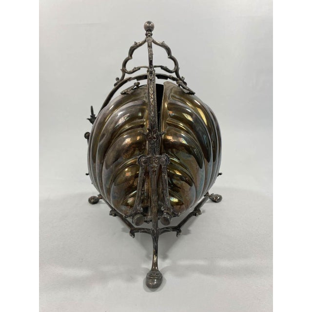 English Silver Plate Sheffield Triple Bun Warmer For Sale - Image 3 of 11
