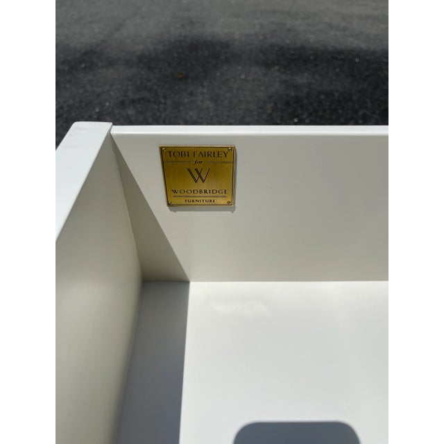 Woodbridge Furniture Brunell Side Table For Sale - Image 10 of 11