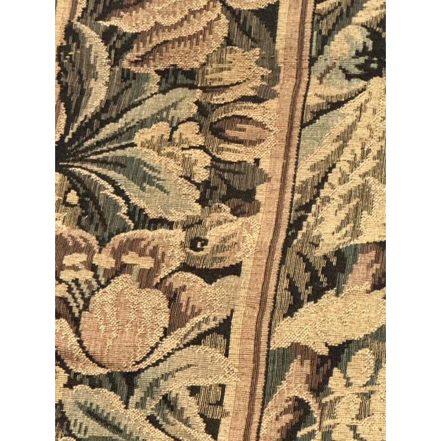 Vintage French Aubusson Style Jacquard Tapestry Panel, 1940s For Sale - Image 10 of 18