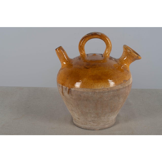 Yellow A 20th Century French Terracotta Vinaigrier, or Vinegar Pot For Sale - Image 8 of 8
