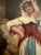 Antique Italian Oil Painting Peasant Woman Portrait 19th C. Signed Genre Art For Sale - Image 4 of 12