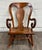 This is a gorgeous vintage Colonial or Queen Anne style solid maple balloon-back rocking chair believed to be Tell City,...