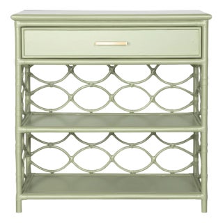 Infinity End Table - Celery Green For Sale