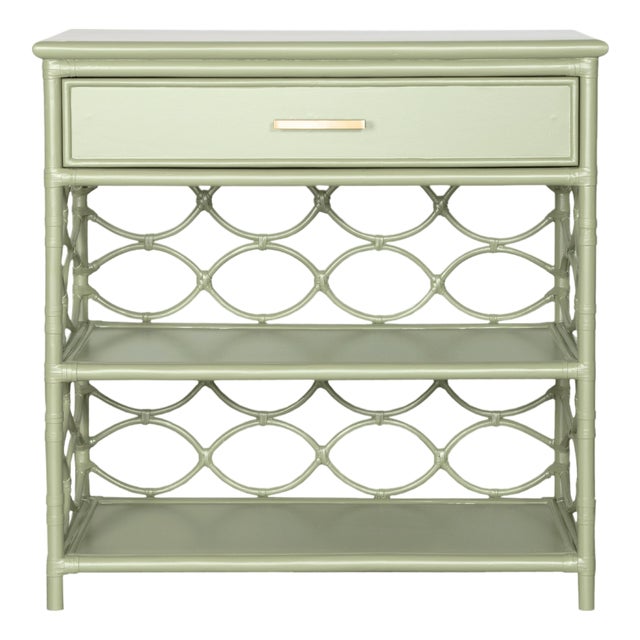 Infinity End Table - Celery Green For Sale