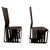 1990s Pair American Modernist "High Sticking" Black Chairs Frank Gehry for Knoll 1992 For Sale - Image 5 of 14