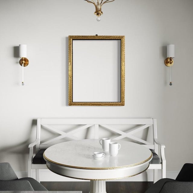 Late 19th Century Antique Italian Gilded Frame, 1880 For Sale - Image 5 of 14