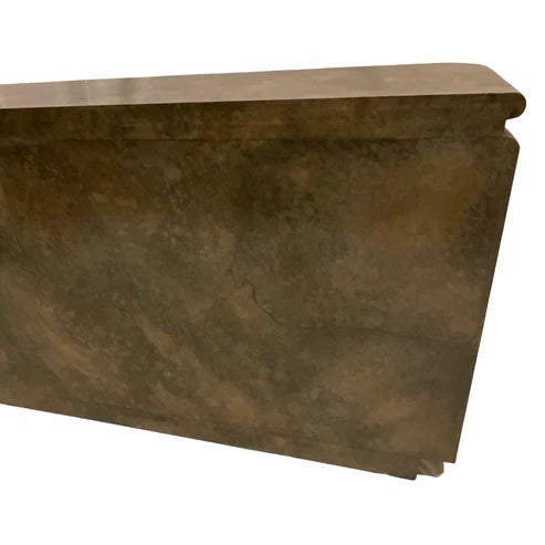 1980s Lacquered Paper Parchment Credenza For Sale - Image 10 of 10