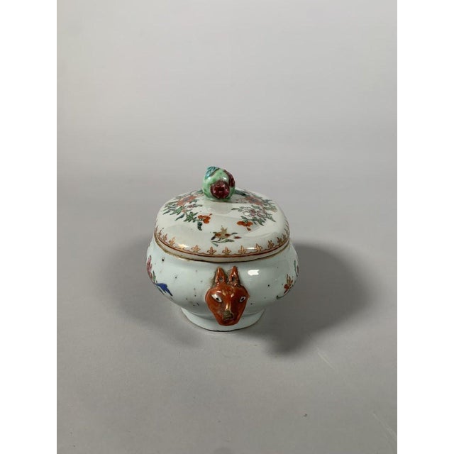 18th Century Chinese porcelain terrine, East India Company, 18th century, Famille Rose For Sale - Image 5 of 12