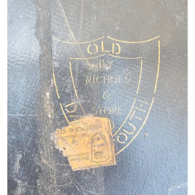 Nichols and Stone 20th Century Ebonized Maple Windsor Armchair For Sale - Image 10 of 11