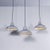 Industrial Industrial Grey Enamelled Pendant Lamp from Benjamin, 1950s For Sale - Image 3 of 11