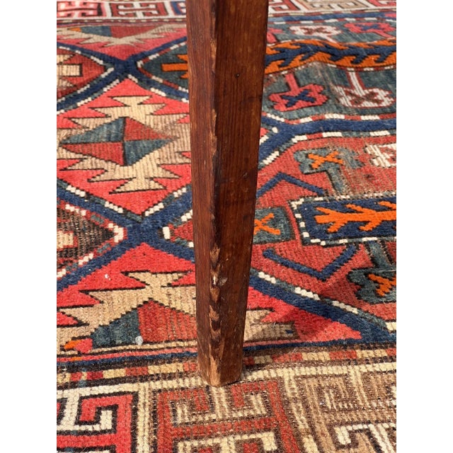 Antique Mahogany Demi LuneTable Federal Style For Sale - Image 4 of 11