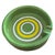 The pair consists of a cylindrical vase and single cigarette ashtray in green from the Fusie Colorate series. Designed by...