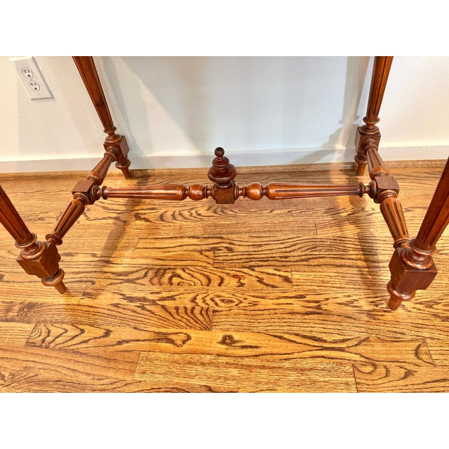 Antique French Louis XVI Style Fruitwood Writing Table/Vanity For Sale In Houston - Image 6 of 14