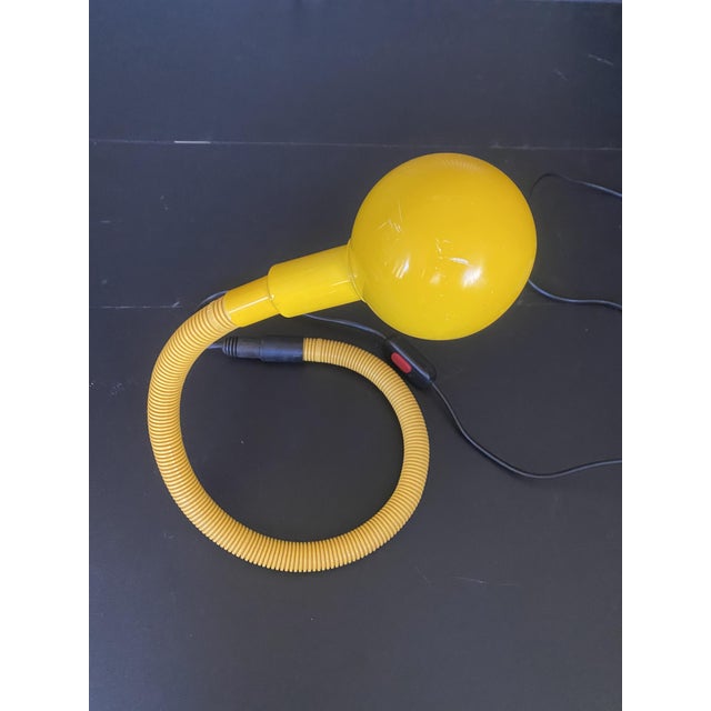 Vintage Pop Yellow Hebi Lamp by Isao Hosoe for Valenti, 1970s For Sale - Image 14 of 18