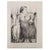 Two Women is an Original Lithograph on ivory-colored paper realized by Luc Albert Moreau. The artwork is in good...