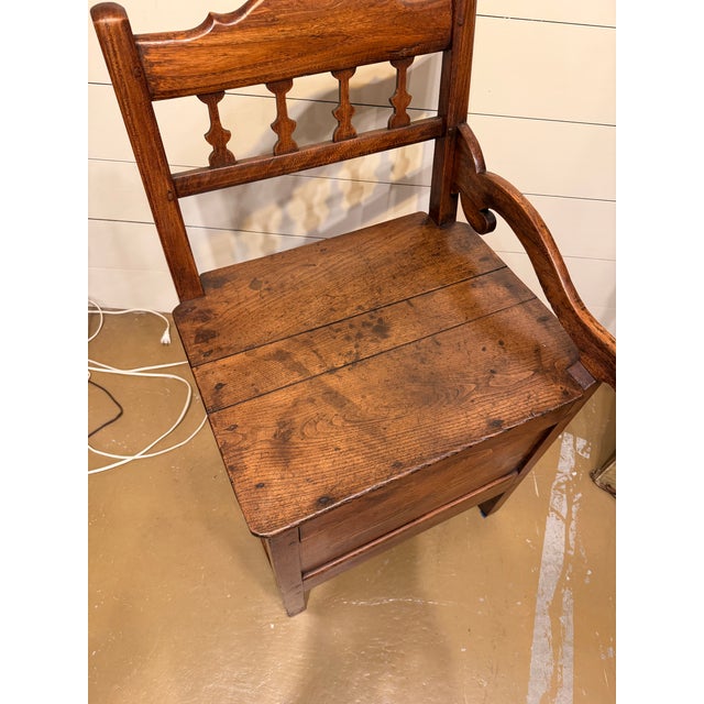 Brown 19th Century French Chimney Bench "Banc De Chimney" For Sale - Image 8 of 14