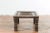 Wood Indian 19th Century Small Wooden Coffee Table with Carved Floral Motifs For Sale - Image 7 of 13
